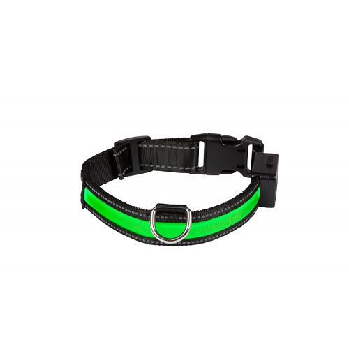 light collar green 1 - Oblečenie pre psov - Psishop.sk
